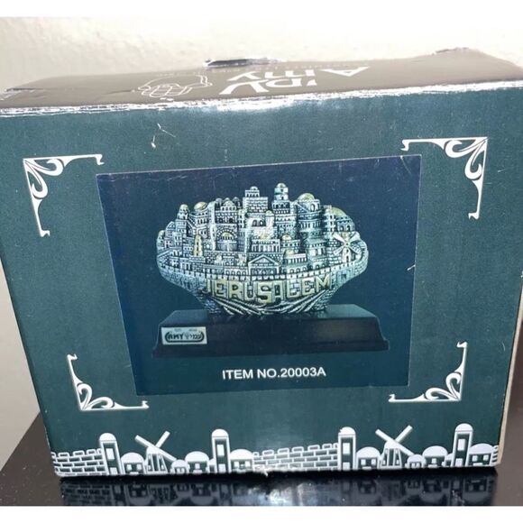 VNT 925 Silver Amy JERUSALEM ORIGINAL OLD CITY SILVER FIGURINE ON BASE FIGURINE - Picture 5 of 6